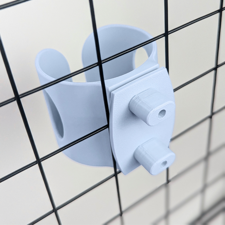 NEW Cage Mounting KIT For Water Bottle Holder - Pastel Blue