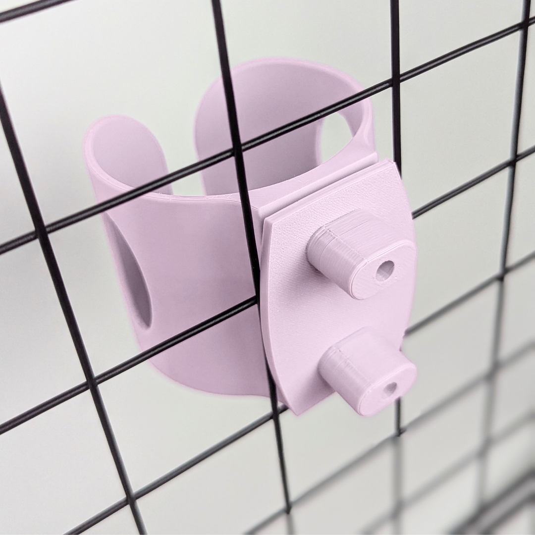 NEW Cage Mounting KIT For Water Bottle Holder - Pastel Pink
