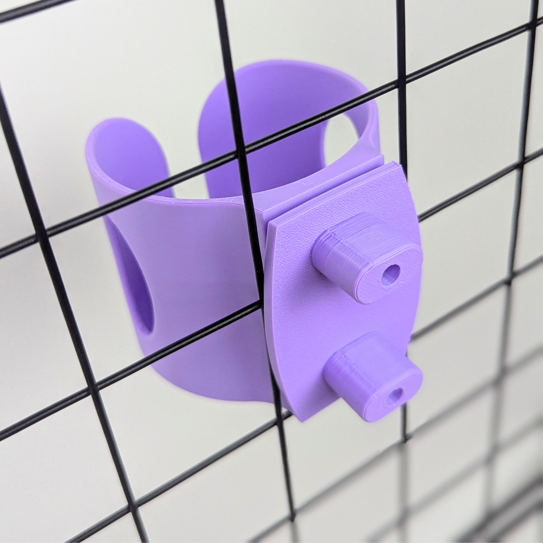 NEW Cage Mounting KIT For Water Bottle Holder - Pastel Purple