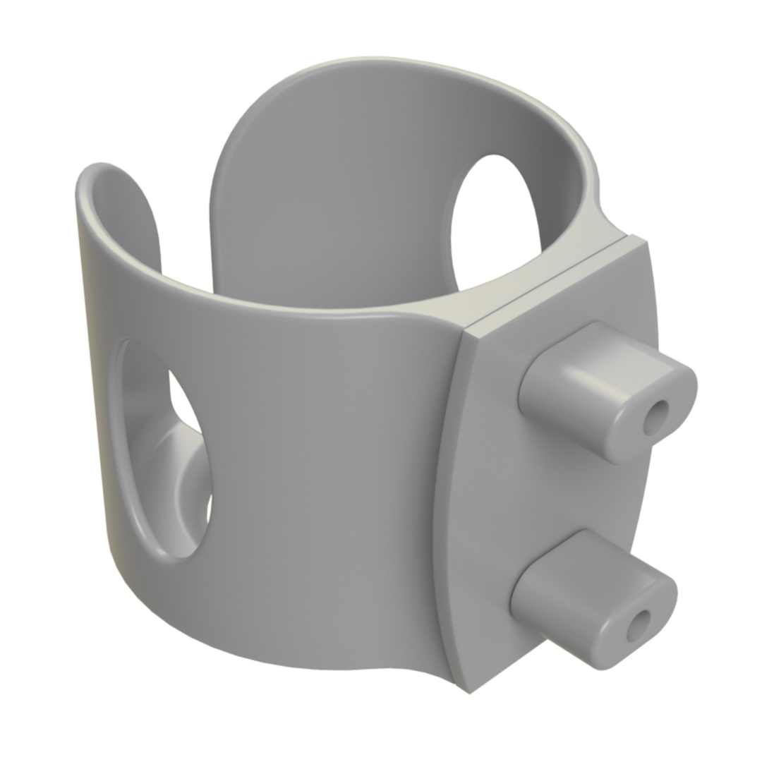 Guinea Pig & Rabbit Water Bottle Holder - Grey