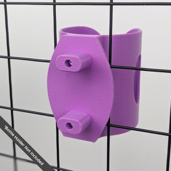 Cage Mounting Kit For Water Bottle Holder - Electric Purple