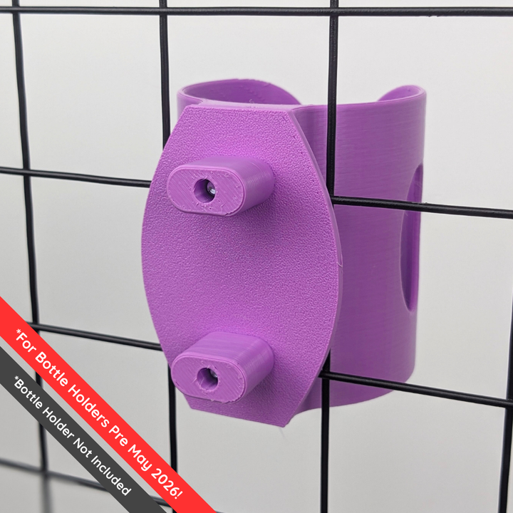 Cage Mounting Kit For Water Bottle Holder - Electric Purple