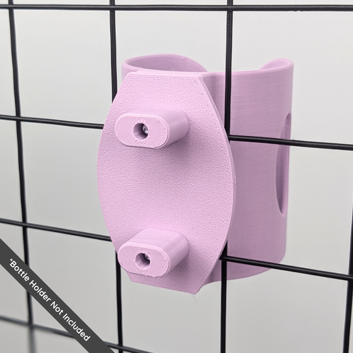 Cage Mounting Kit For Water Bottle Holder - Pastel Pink