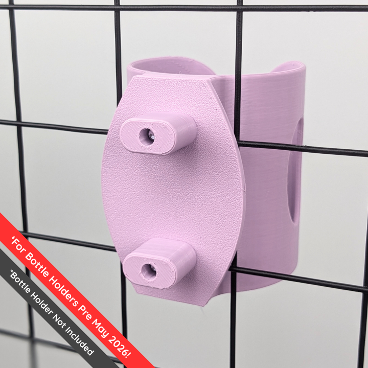 Cage Mounting Kit For Water Bottle Holder - Pastel Pink