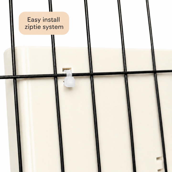 White guinea pig and rabbit hay rack, cage and wall mounted, 3D printed in Britain