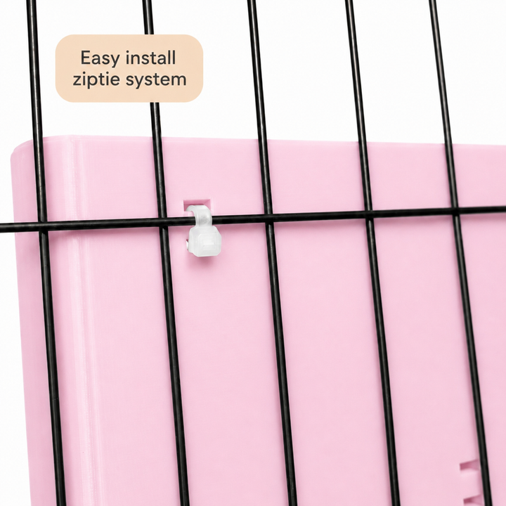 Electric Purple guinea pig and rabbit hay rack, cage and wall mounted, 3D printed in Britain