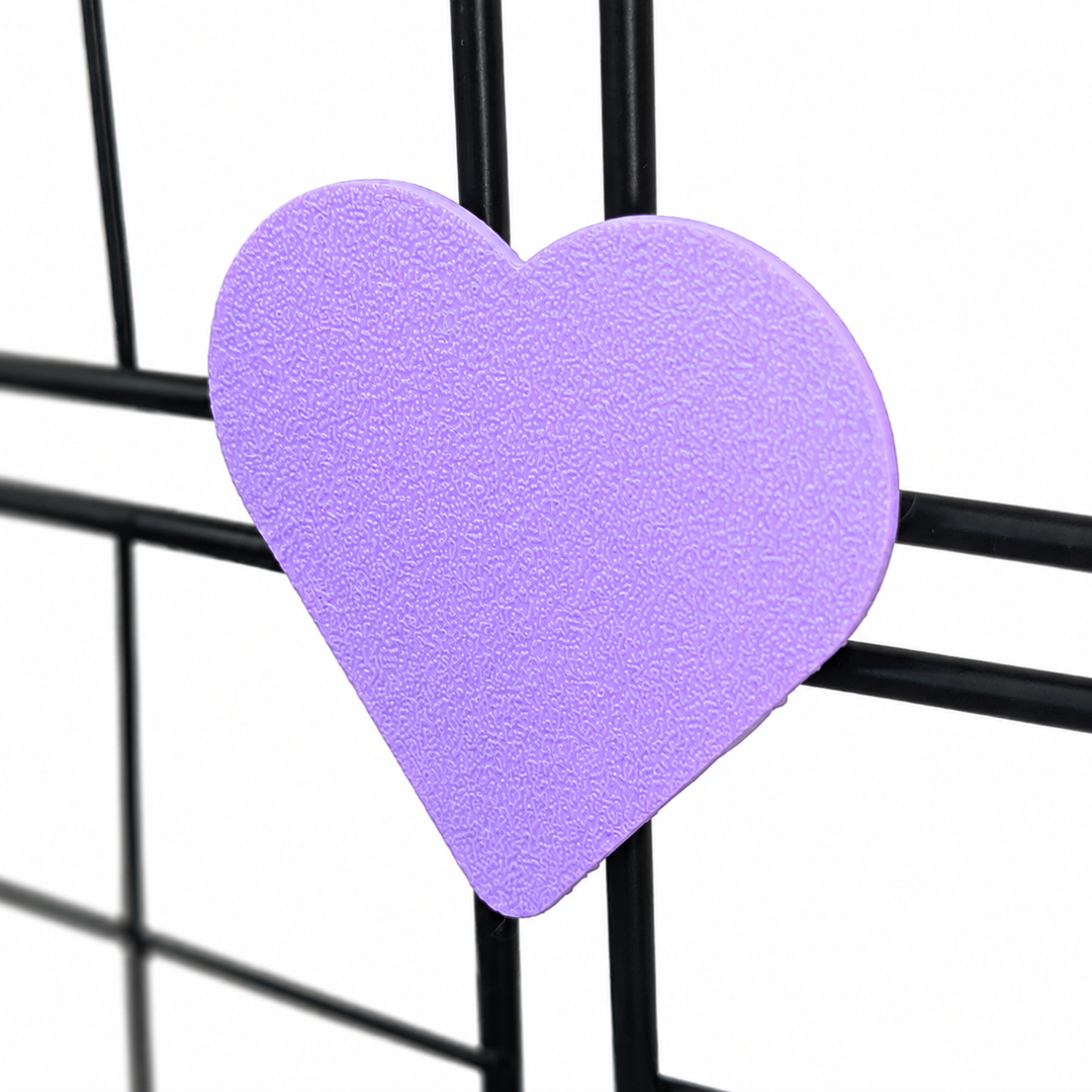 Pastel Purple guinea pig cage connector hearts design, fits Kavee & C&C cage, made in Britain