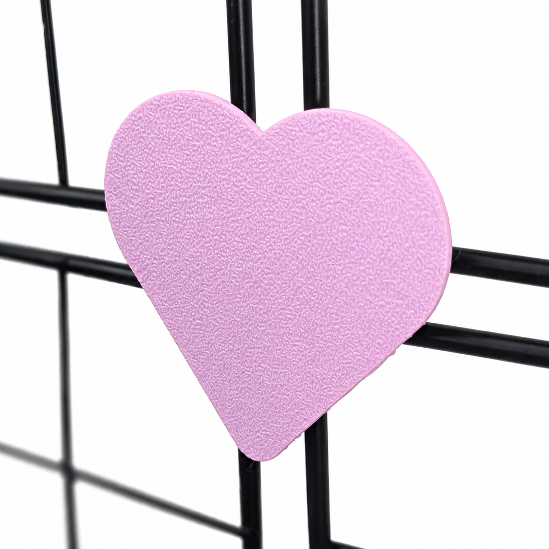 Pastel Pink guinea pig cage connector hearts design, fits Kavee & C&C cage, made in Britain