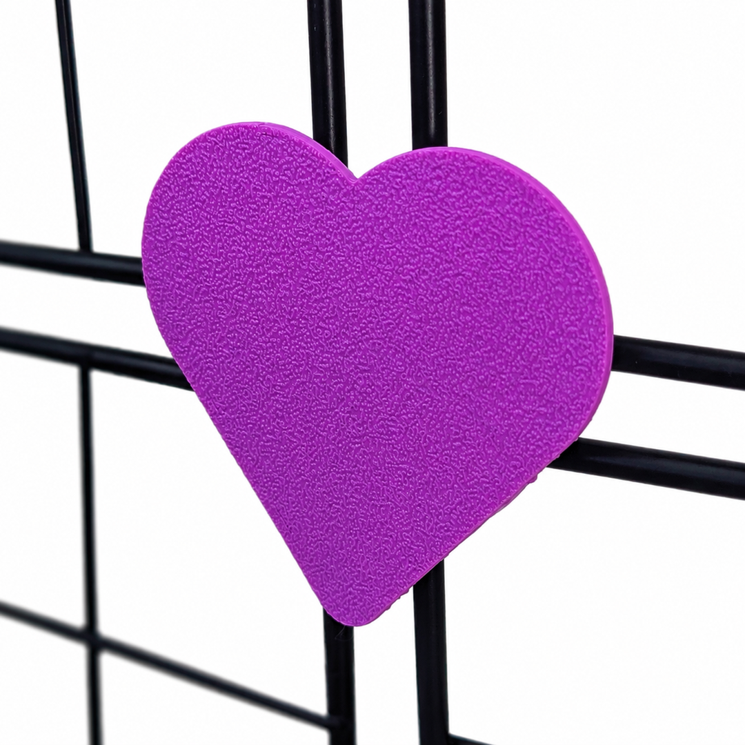 Electric Purple guinea pig cage connector hearts design, fits Kavee & C&C cage, made in Britain