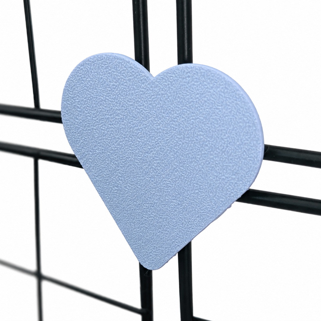 Pastel Blue guinea pig cage connector hearts design, fits Kavee & C&C cage, made in Britain