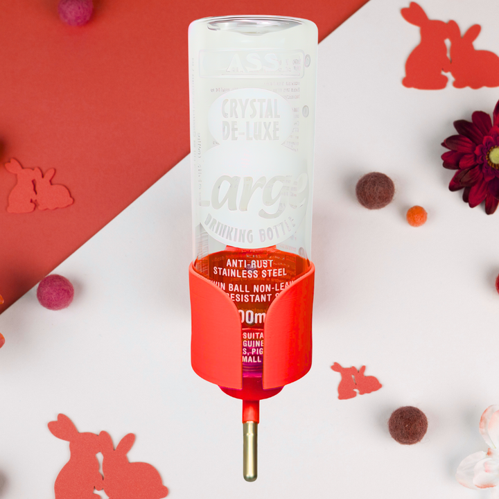 Guinea Pig & Rabbit Water Bottle Holder - Red