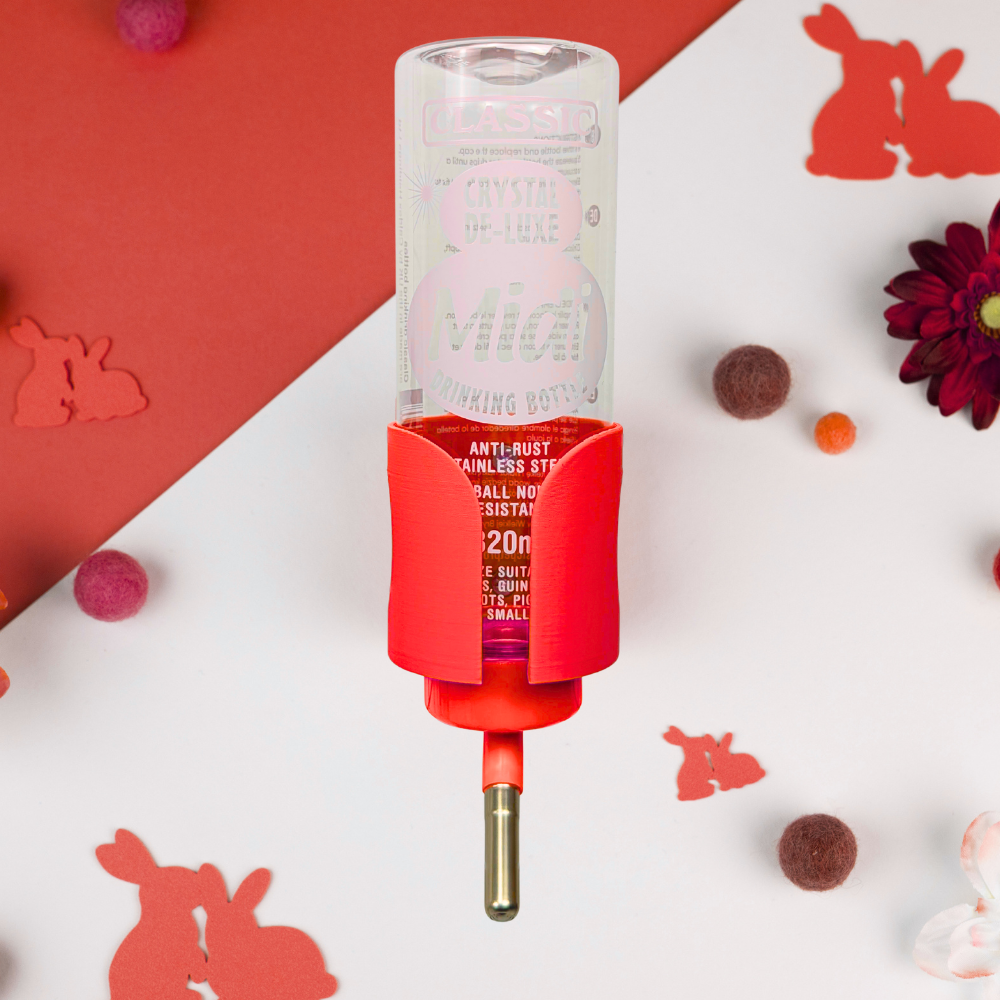 Guinea Pig & Rabbit Water Bottle Holder - Red