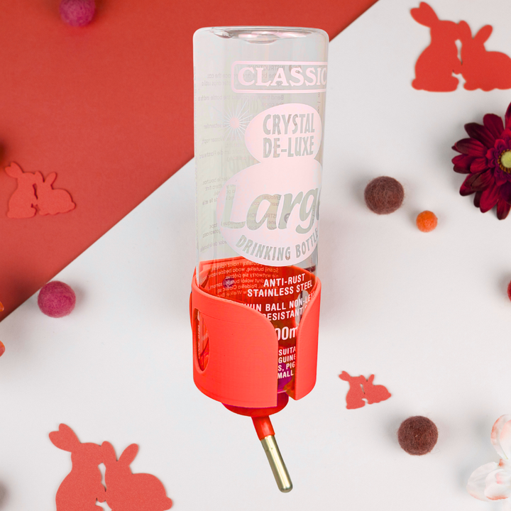 Guinea Pig & Rabbit Water Bottle Holder - Red