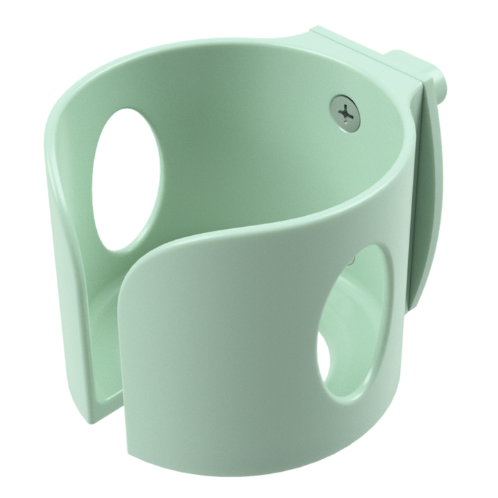 Pastel Green guinea pig water bottle holder side render, small pet cage accessory